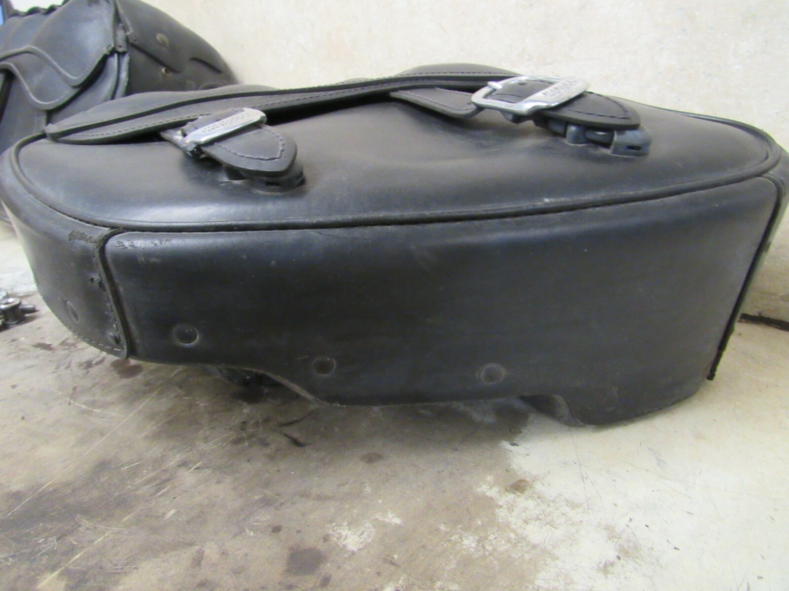 2008 HARLEY DAVIDSON FXDF DYNA FAT BOB SADDLE BAGS SOFT LEATHER OEM *6695 eBay