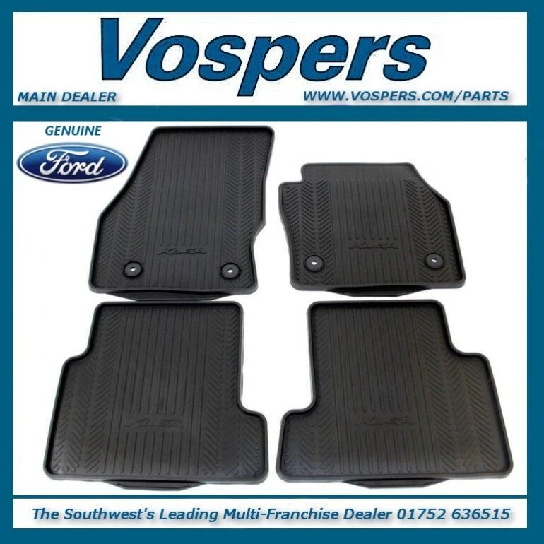 Genuine Ford Kuga MK2 2012 2015 Front Rear Rubber Mats 1806312