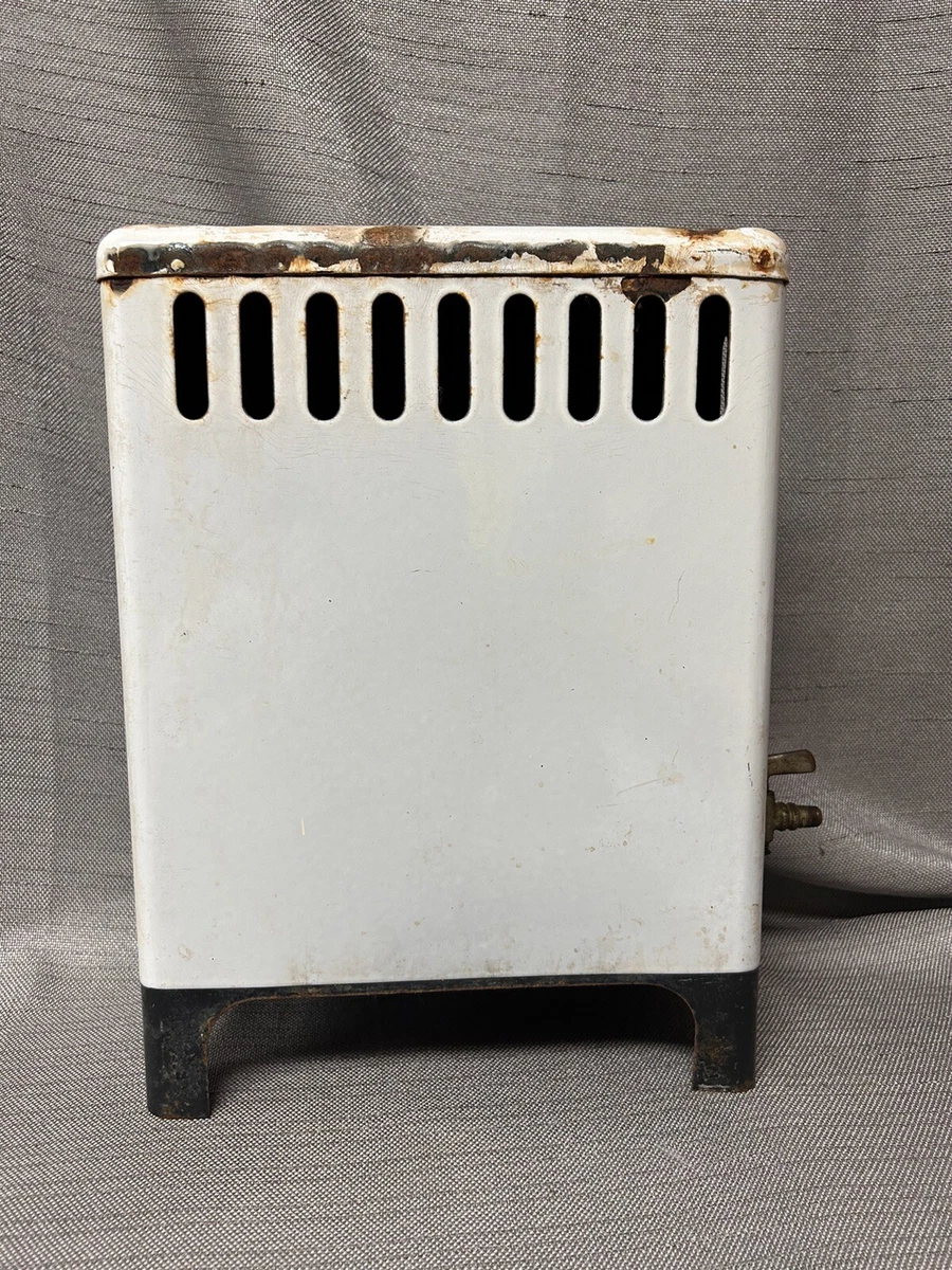 Antique Gas Heater Enamel over metal (Decor only not tested) | eBay