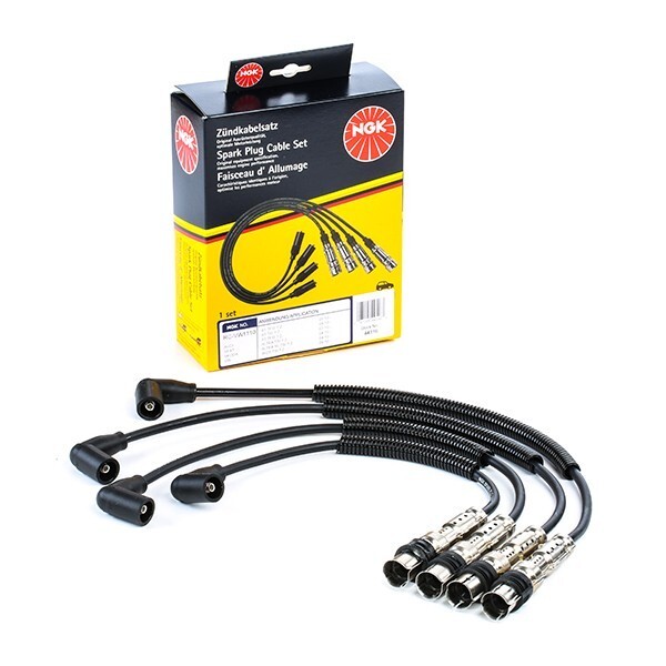 NGK 44316 Spark Plugs Ignition Wires Kit Audi Seat Skoda VW 1.2 TSI CBZA CBZB