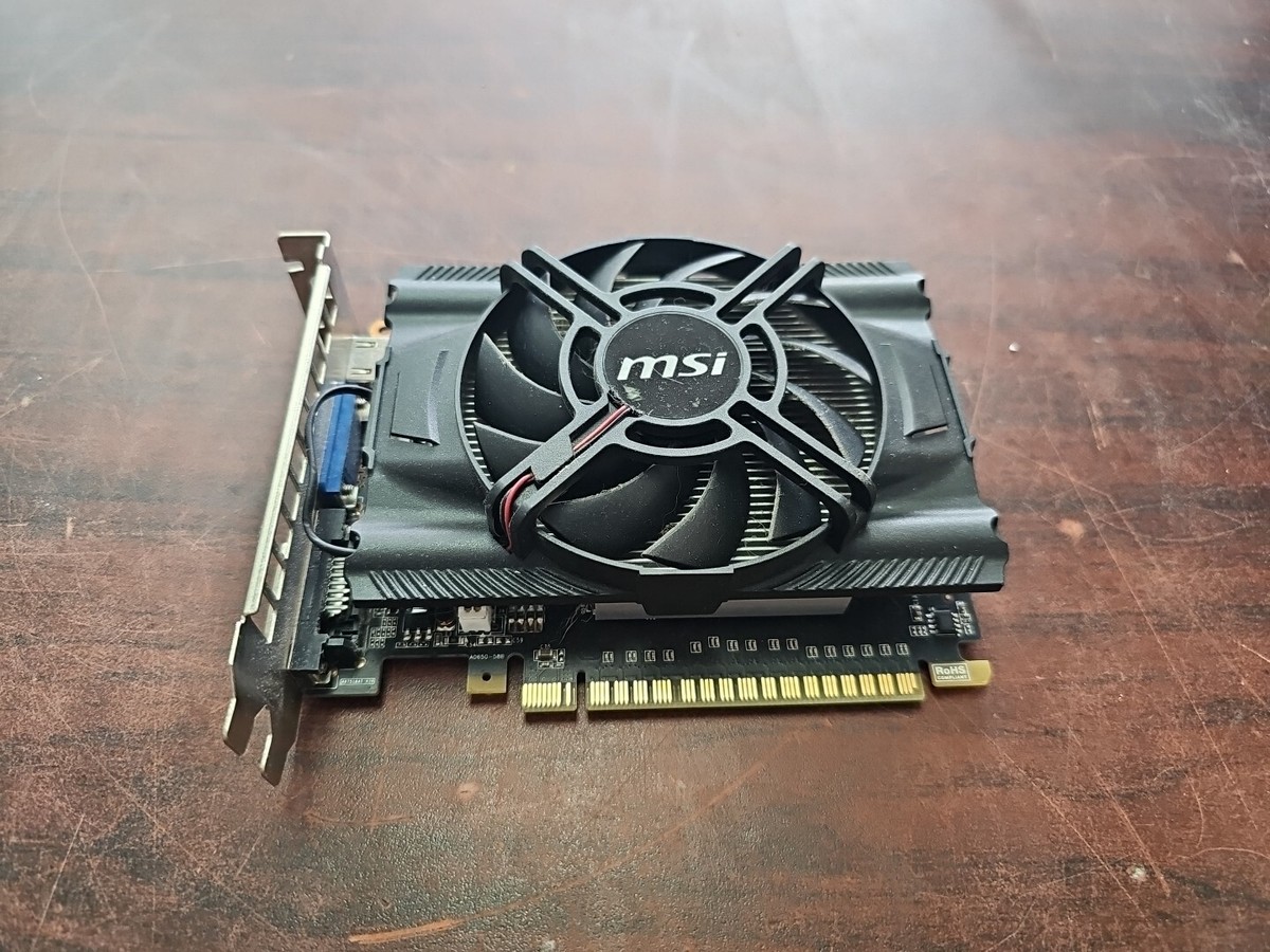 MSI Nvidia Geforce GTX 650 2GB PCIe Graphics Card N650-2GD5/OC