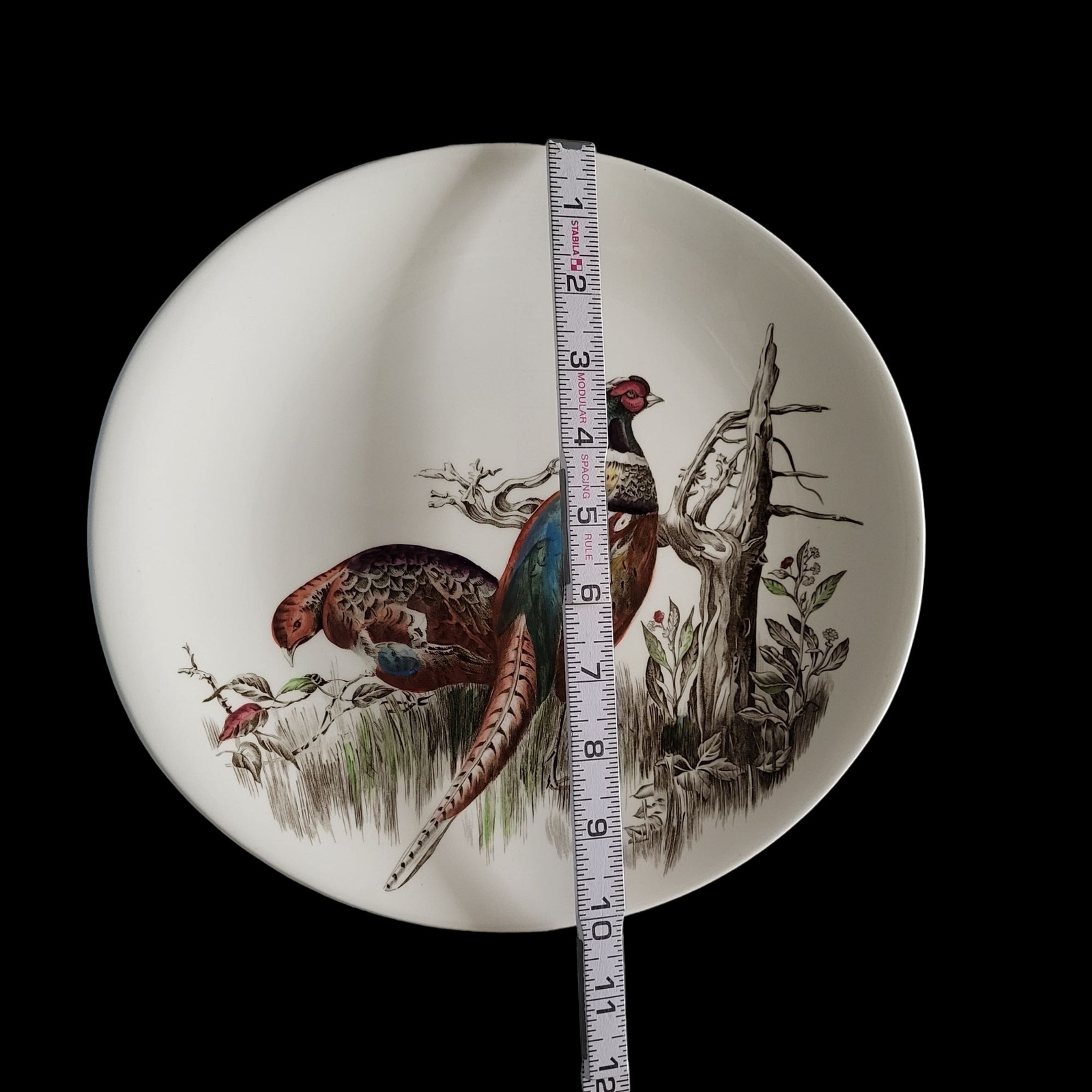 Vintage Mid Century Johnson Brothers Game Bird Oval Platter Pheasant