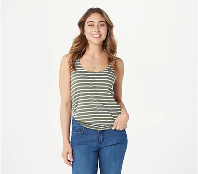 Rachel Hollis Ltd. Tank with Snap Front Detail-NEW-A368005