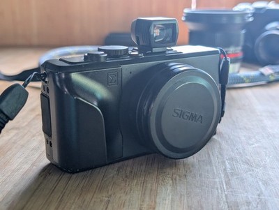 SIGMA DP1 Compact Digital Camera and viewfinder.