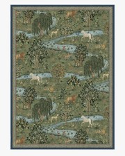Brand New Ruggable Owl & Willow Green Rug Mul...