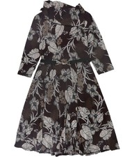 Signature by Robbie Bee Womens Floral Sweater Dress, Red, Petite, PM