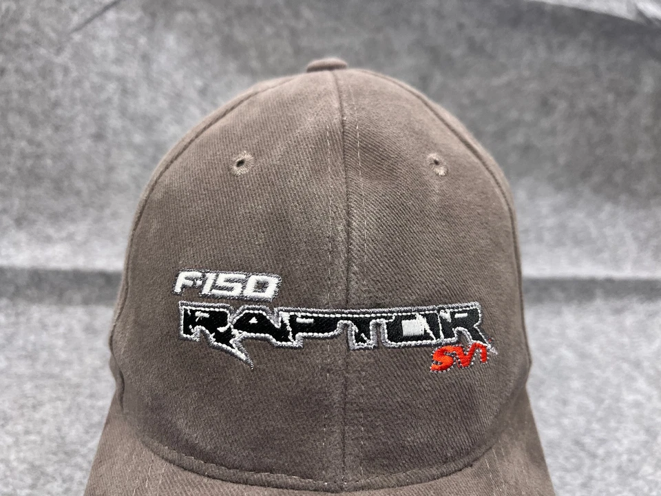 Gorra Ford F-150 SVT Raptor correa trasera adulto talla única gris 100 % algodón Foto 2 de 4