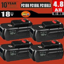 1/4Pack 18V Replace Battery for Porter Cable PC18B 18-Volt Cordless Tools