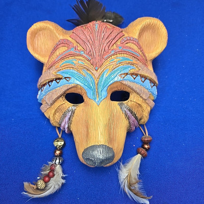 Spirit of Power Bear Totem Ceremonial Mask by the Hamilton Collection