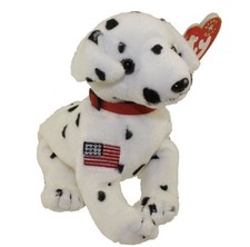 Ty Beanie Baby Rescue - MWMT Dog FDNY Dalmation 