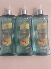 3 Body Fantasies PURE SUNSHINE Fragrance Body Spray Women - 8 oz each