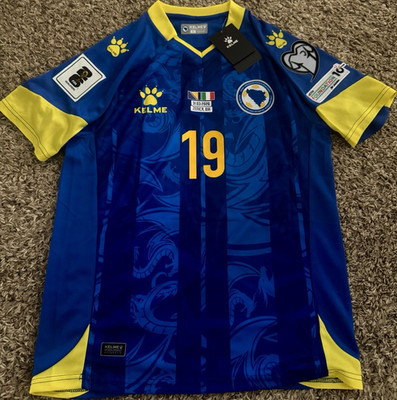 KELME Bosnia-Herzegovina #19 Alajbegović Soccer Jersey Unisex Adult Size S-L