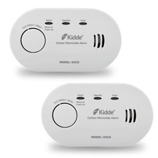 5CO Carbon Monoxide Alarm and Detector with AA Batteries 10 Year Sensor Life CO