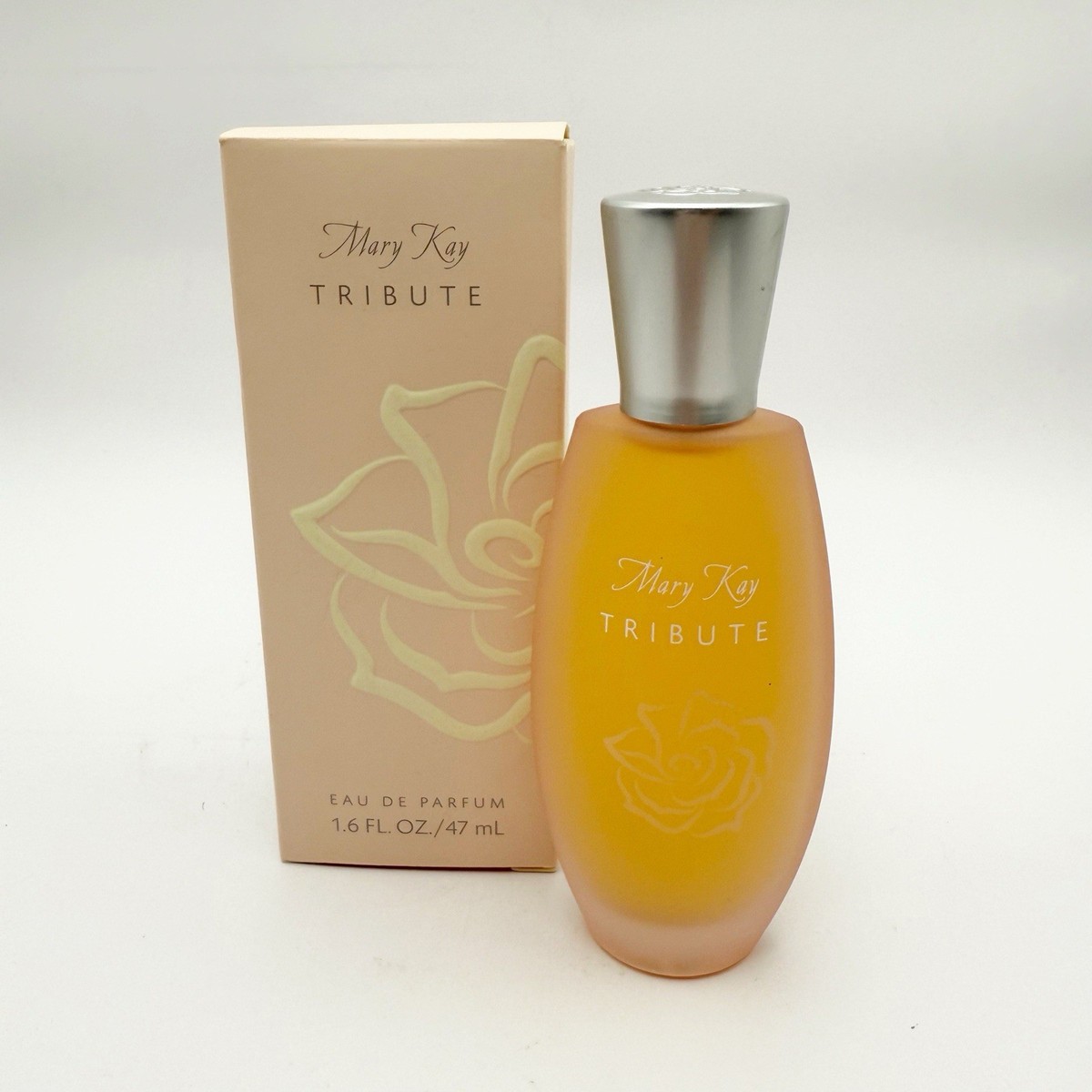 Mary Kay Tribute Eau De Parfum oz RARE Perfume Spray Frosted - Main Image