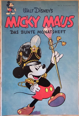 Micky Maus Comic, Das bunte Monatsheft, Nr. 3, November 1951