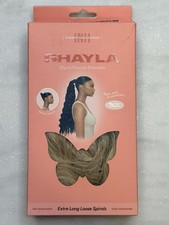 New INH Insert Name Here Shayla 26  Clip In Ponytail Extensions Champagne Blonde