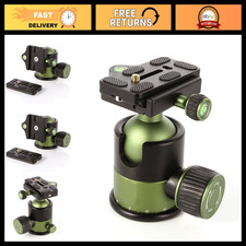 Heavy Duty 360  Panoramic Tripod Ball Head 20KG Load w/ Quick Release Plate  Bu