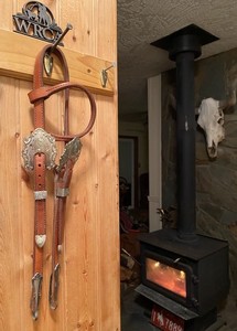 Kathy’s Custom “ Santana “  Western Silver Buckles Show  Headstall - Bridle USA