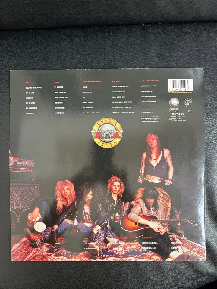 GUNS'N'ROSES/Appetite for destruction-LP-Vinyl :NM / Cover:VG++/w.STICKER! - Bild 3 von 4