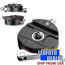 Leofoto PCL-60 NP-60 60mm panning lever release clamp with Plate Black