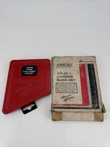 Snap-on 7pc Solid Carbide Burr Set VWB700A-1 With Outer Box. Fast Shipping