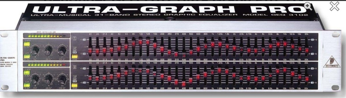 Behringer Ultra Graph Pro 31 Band Graphic Equalizer GEQ3102