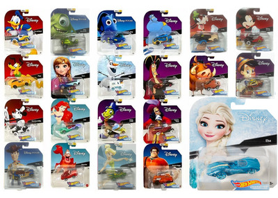 Hot Wheels Disney Character Cars -Pick & choose- BUY MORE SAVE MORE -Fast Ship-