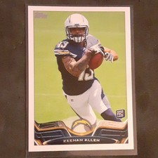 Topps 2013 Keenan Allen Rookie #435 San Diego Chargers Ball in Right Hand Card