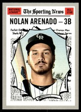 Nolan Arenado 2019 Topps Heritage #365 Colorado Rockies FREE SHIP AutographDen