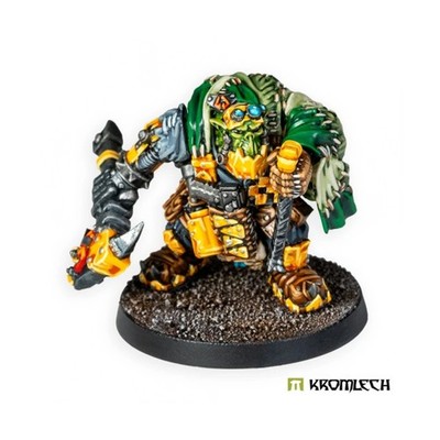 Kromlech Sci-Fi Orc Mini Cybork Mercenaries Boss Pack New