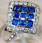 3CT Heat Treated Kyanite 925 Sterling Silver Ring Sz 8 U1-1 — photo 2