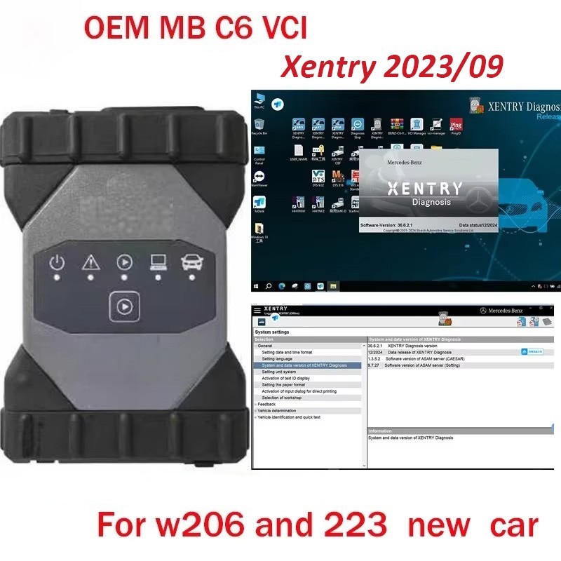 Original MB Star C6 DOIP Xentry Diagnostic Tool for Mercedes MB