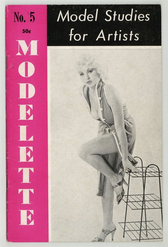 Modelette #5 Jackie Miller Blonde Bombshell 36pg Camerarts Pinup Magazine M39738