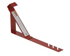 Qual Craft 2501 Steel Red 45 Deg. Fixed-Angle Roofing Bracket 8 Hx2 Wx10 L in.