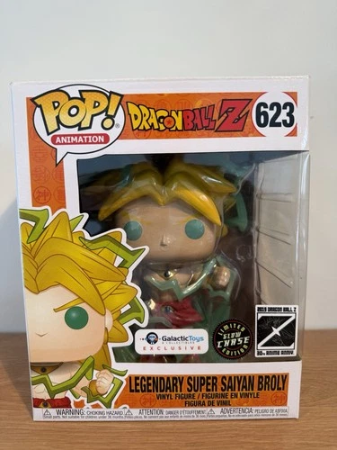 Funko Pop! Vinyl Super 6 in: Dragon Ball - Broly 6" Chase (Glow) - Galactic Toys
