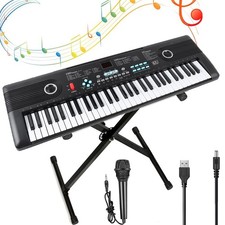 61 Key Keyboard Piano, Electric Piano Keyboard Kit for Children Audlt Beginner
