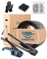 FoundGo PET Banding Strapping Kit for Heavy Duty Durable Pallet Packaging Strapp