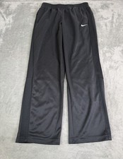 Vintage Y2K Nike Sportswear Track Pants Men  s Size Medium Black Baggy