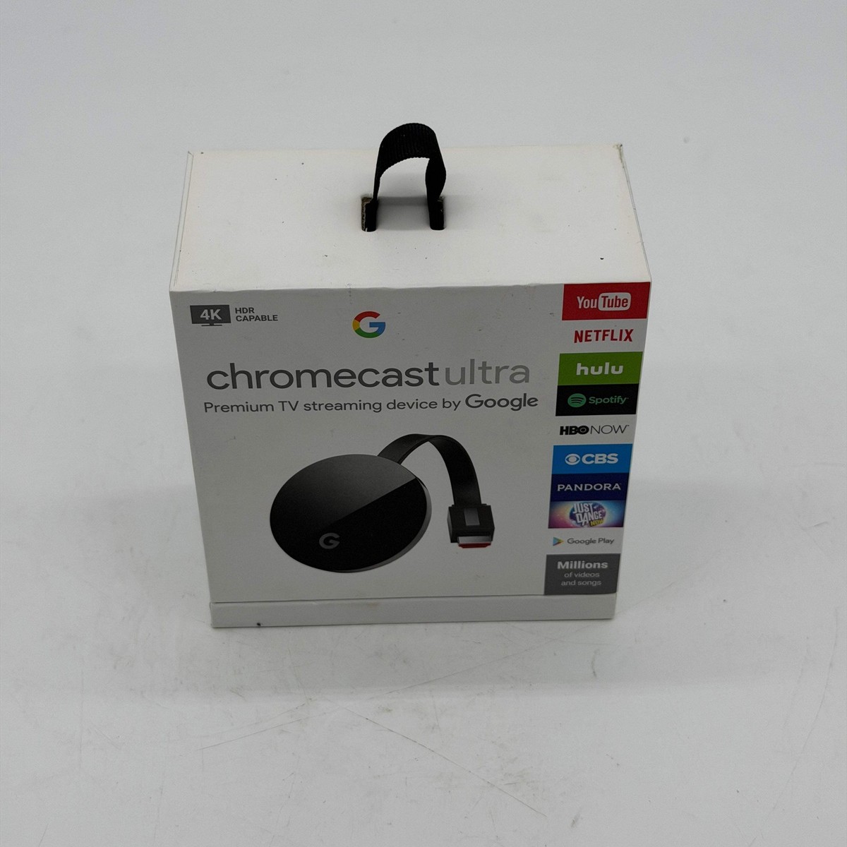 Google Chromecast Ultra 4K Digital Media Streamer - Black