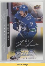 2018-19 Upper Deck MVP Silver Script Loui Eriksson #170 READ 7l6