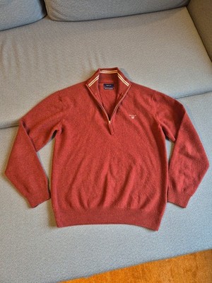 Pullover Troyer Lamm-Wolle von GANT weich, kratzt nicht Gr. M kuschlig warm TOP