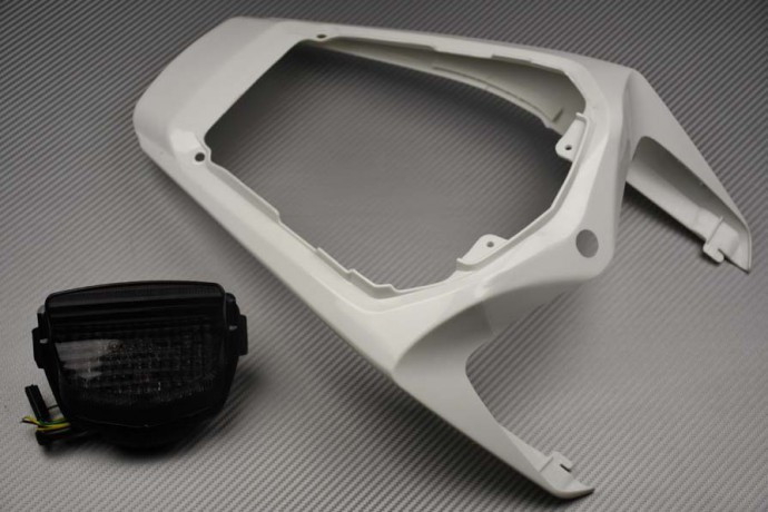 Coque arrière à peindre avec feu LED fumé étanche pour CBR1000RR