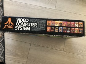 Atari 2600 Game Console Lot , Storage Box , Games And More