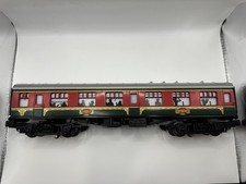 Lionel Polar Express O Gauge Passenger Coach Car Lighted Red Green Untested