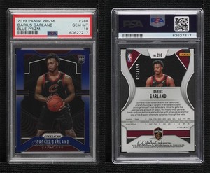2019-20 Panini Prizm Blue /199 Darius Garland #288 PSA 10 GEM MT Rookie RC