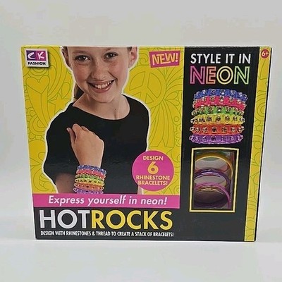CK Fasion Hot Rocks Rhinestone & Thread Braclet Kit New in Box