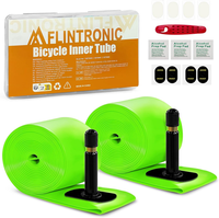 Flintronic MTB Fahrradschlauch 29 Zoll AV Autoventil 45Mm, 2X Set Pannensicher T