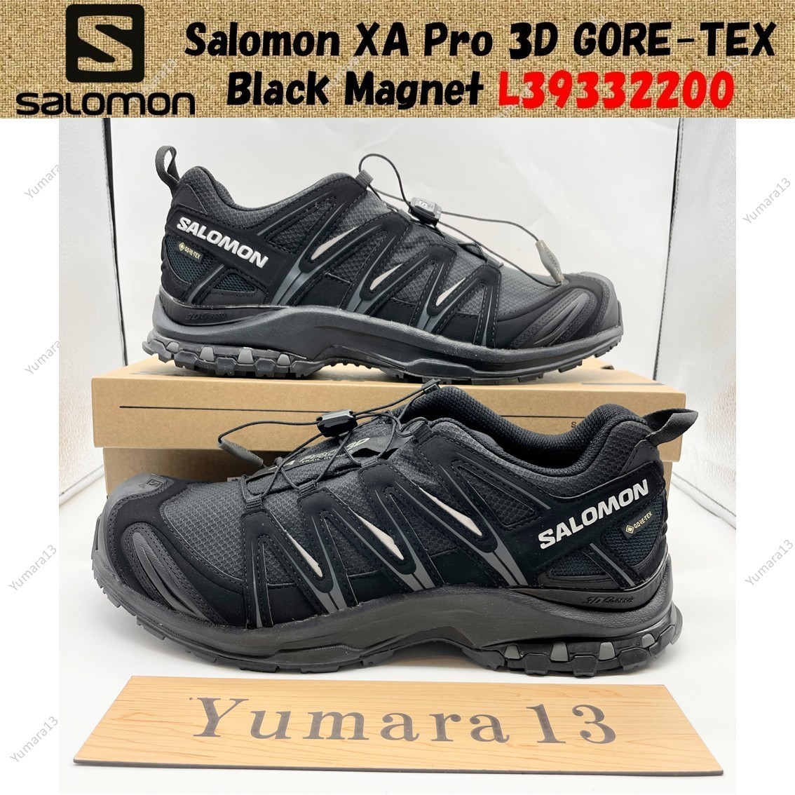 Salomon XA Pro 3D GORE-TEX Negro Imán L39332200 Hombres Talla