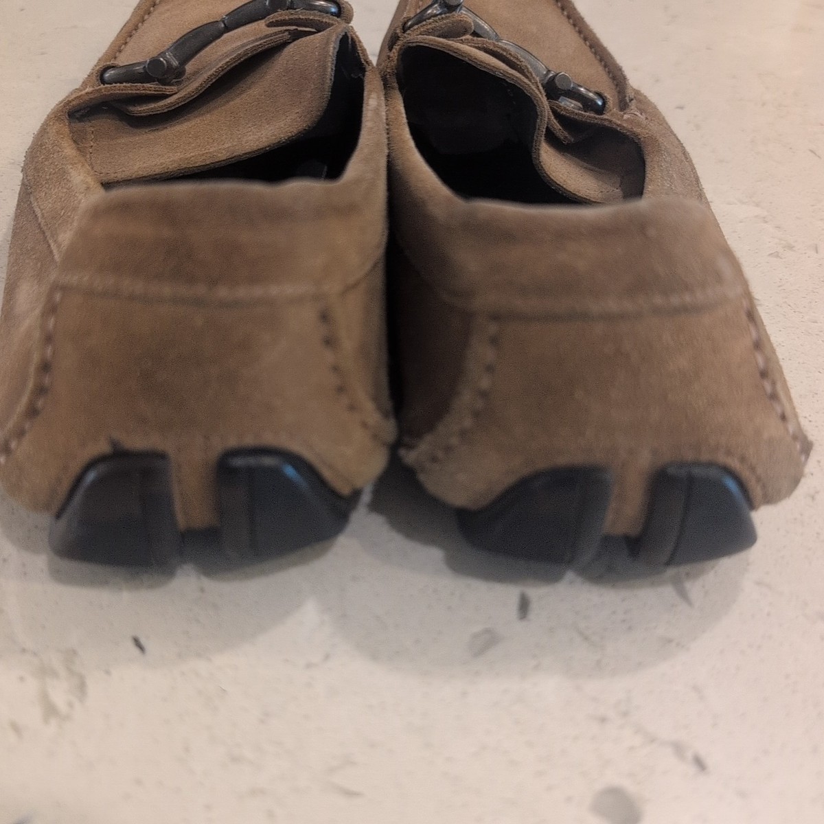 Salvatore Ferragamo Suede Driving Loafers Mens Size 11D Comfort Shoes Italy Salvatore Ferragamo Driving Loafers Italy Made Mens Size 8 D  main image 2