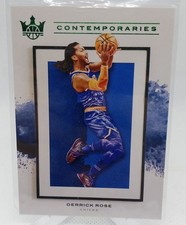 2020-21 Panini Court Kings - Contemporaries Derrick Rose #20 Jade /25
